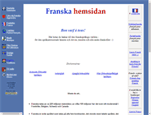 Tablet Screenshot of franskahemsidan.net
